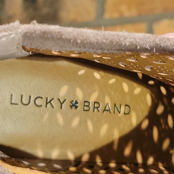 Lucky Brand Ankle Boots 'Nib' Taupe Wmns Sz 7.5 - Picture 10 of 11